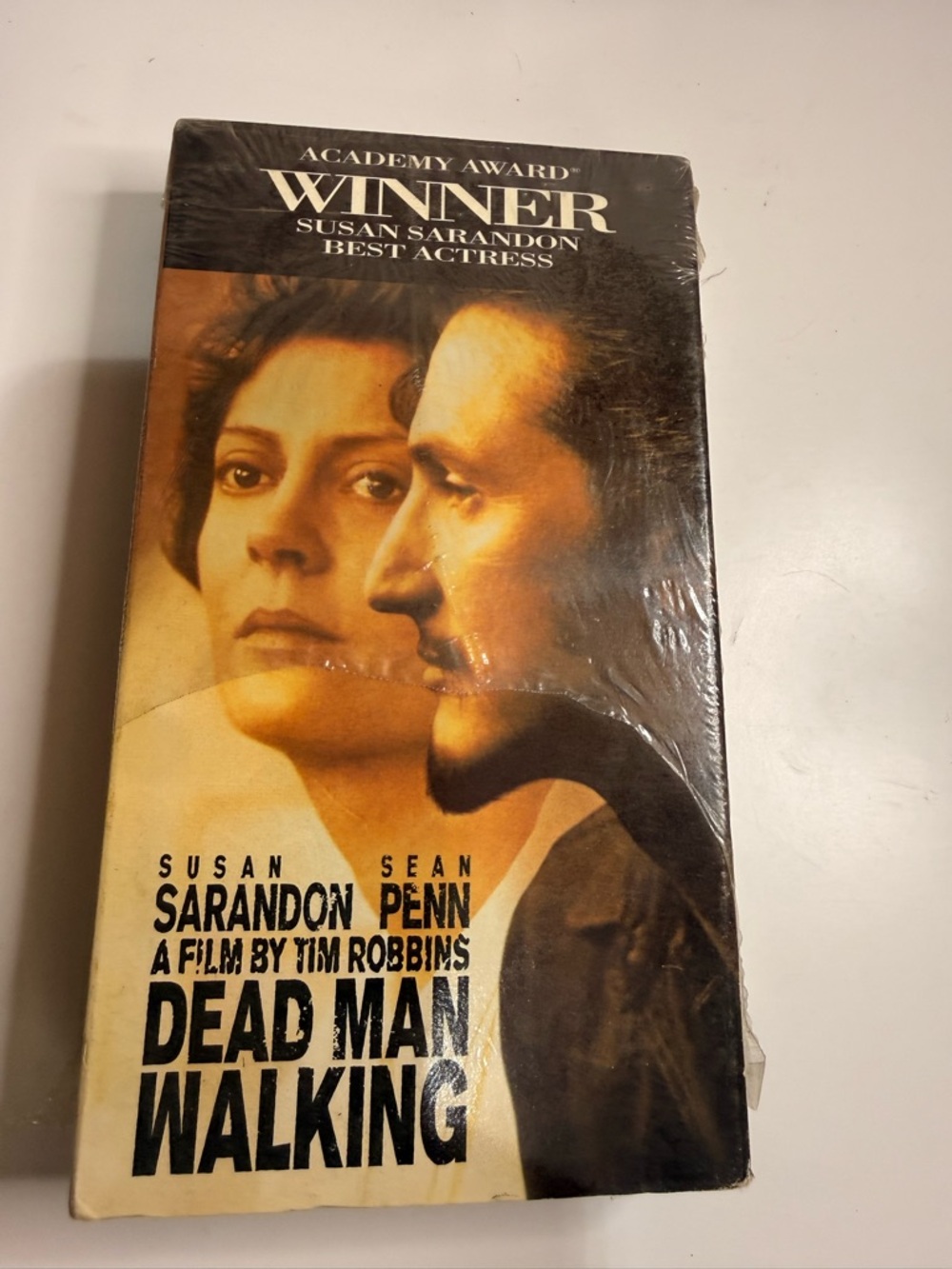 Dead Man Walking VHS by Tim Robbins - Black, Cream, Brown